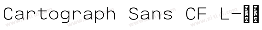 Cartograph Sans CF L字体转换 Cartograph Sans CF L字体转换